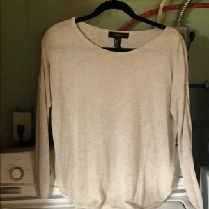 Plain beige long sleeve